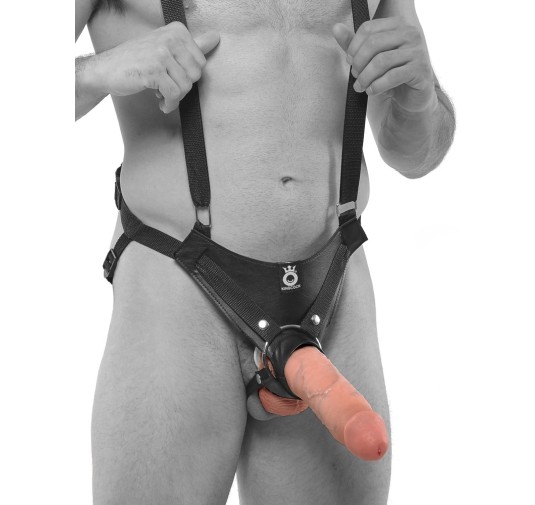 King Cock - Realistyczne Dildo Strap-On Na Szelkach 25 CM